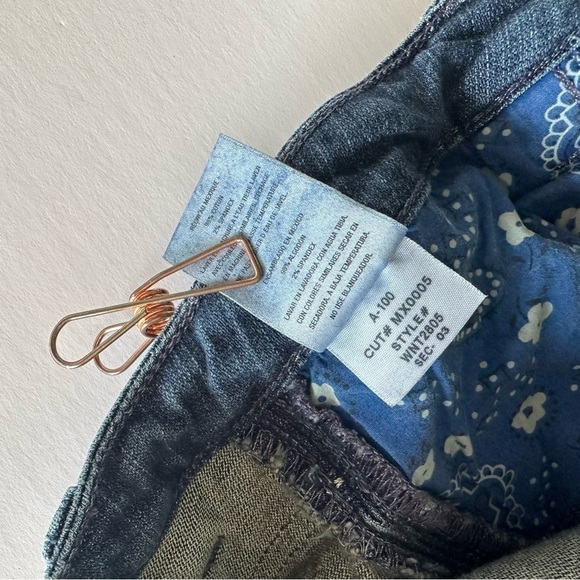 Antik Jeans Size 28 Y2K Embroidered Pocket - Picture 12 of 15